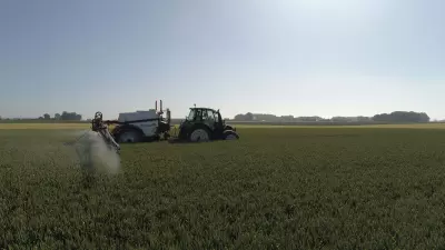 LEXIS 3000, working a wheat field