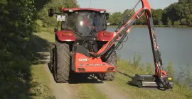 AGRI-LONGER GII with Mechanical Safety Hedge and Grass Cutters