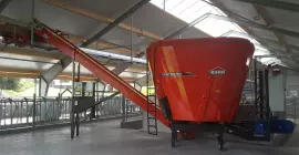 View of the stationary mixer CENTRAMIX inside