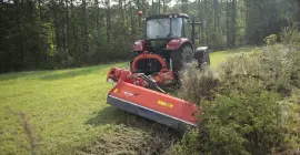 The TBES 262 shredder at work in ditches