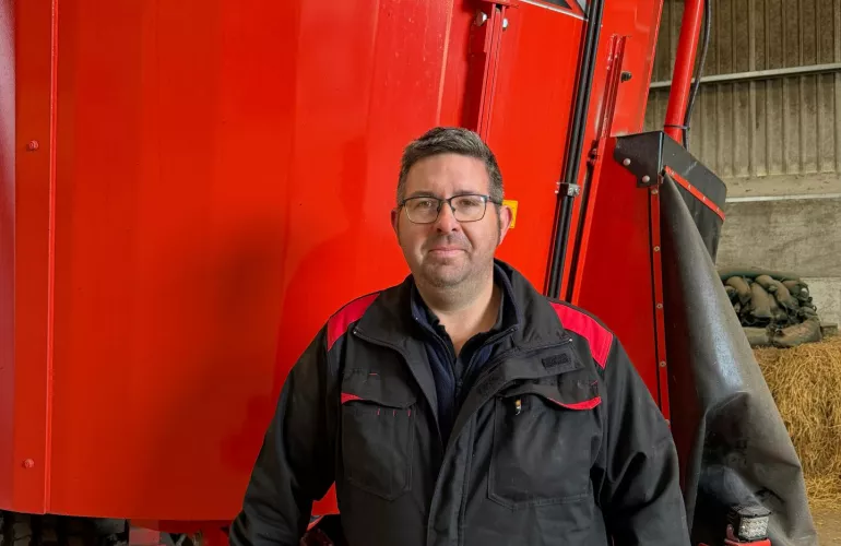 Stuart Thomson says the Profile mixer wagon has significantly improved ration consistency and his ability to control the cow’s intake
