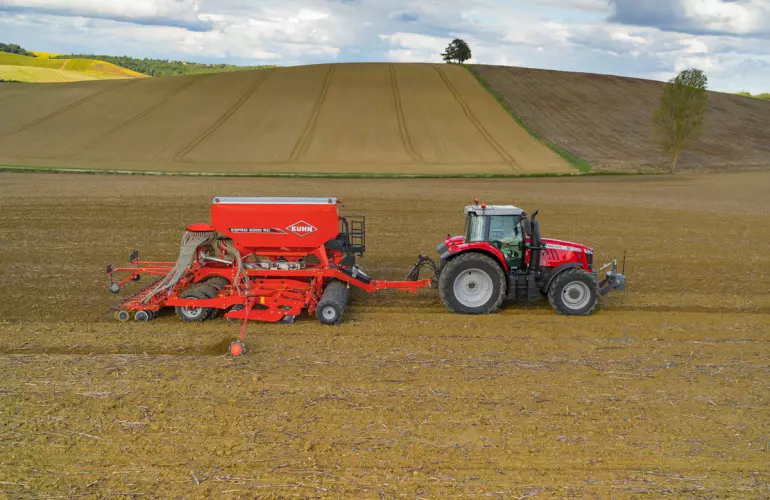 min-till seed drill ESPRO seeding cover crop