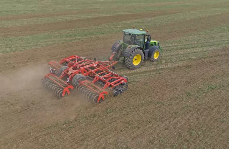 stubble disc cultivator optimer l 7500