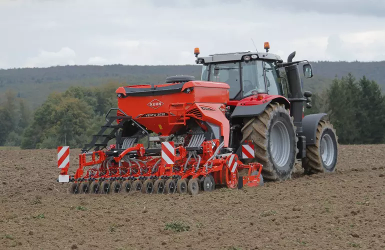 Seeding with the CD 3020 in combination with the VENTA 3030