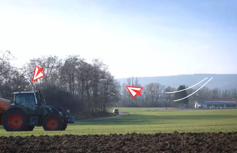 Receive your data directly on your in-cab ISOBUS terminal.