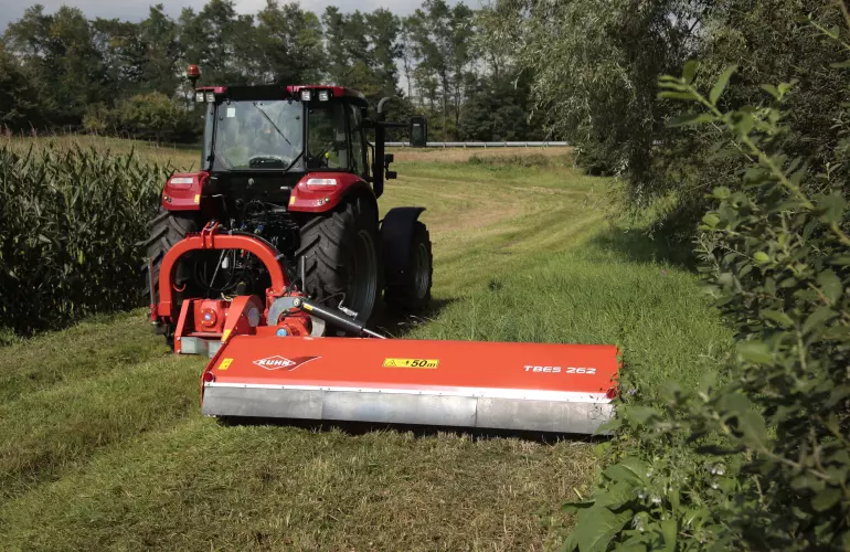 The TBES 262 shredder at work