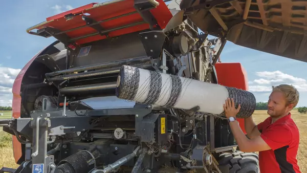 KUHN patented net roll support brackets