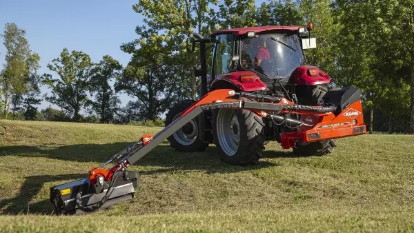 AGRI-LONGER GII with Mechanical Safety Hedge and Grass Cutters