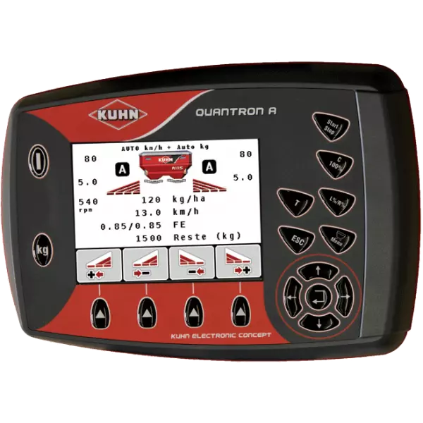 QUANTRON A control box for continuous flow-rate adjustment during spreading