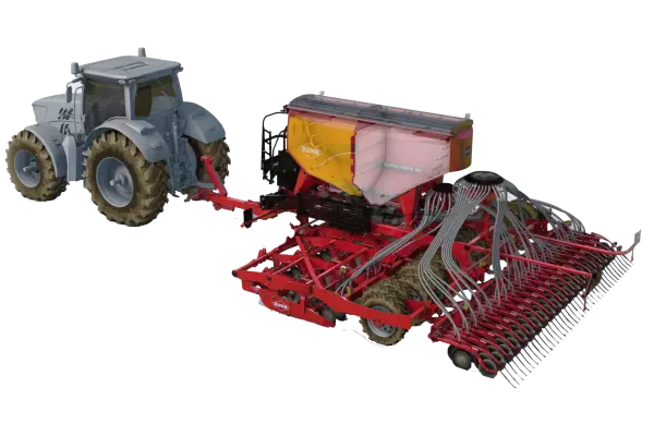 ESPRO 6000 RC in 3D with hopper divided into two