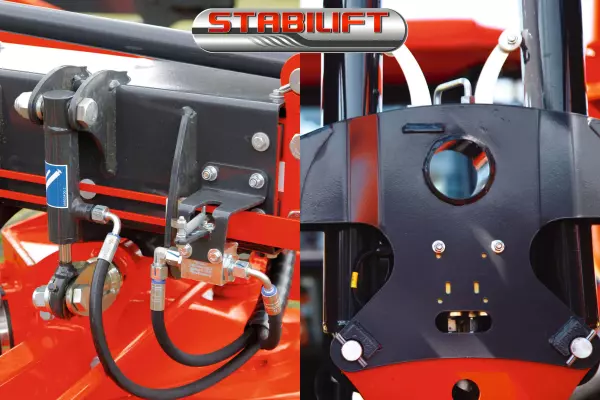 STABILIFT: mechanical and hydraulic rotor locking for transport