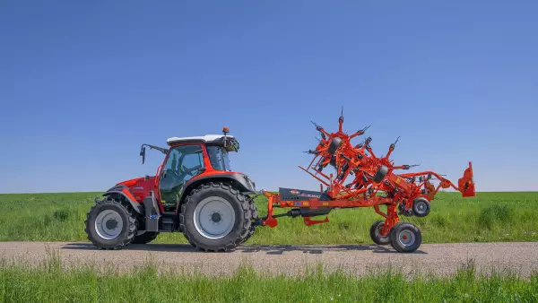 The GF 7803 T travelling on roads