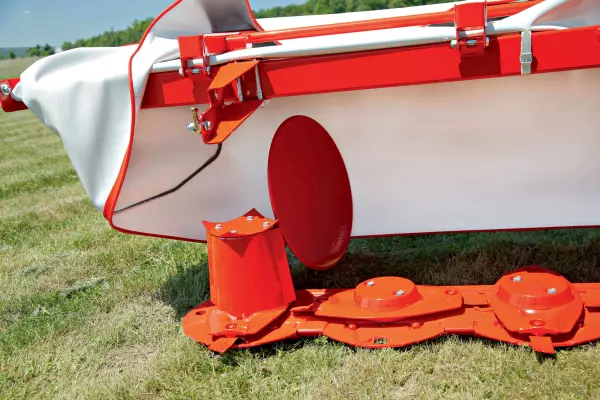 Perfectly formed swaths due to the swath wheel