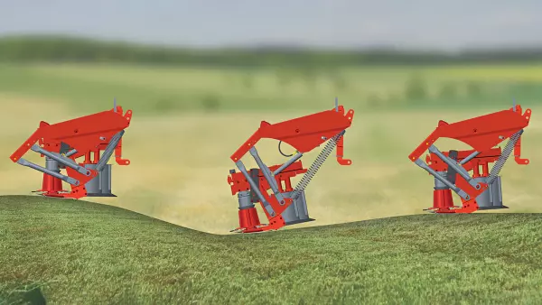 GMD 100 F series follow ground contours perfectly