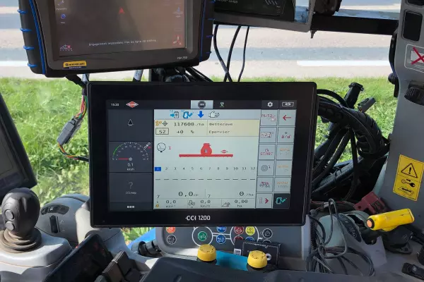 Isobus technology saves time and simplifies operations with KOSMA precision seed drills