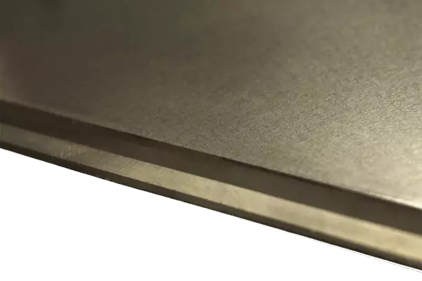 Detailed view of the three uneven layers that make up the TRIPLEX