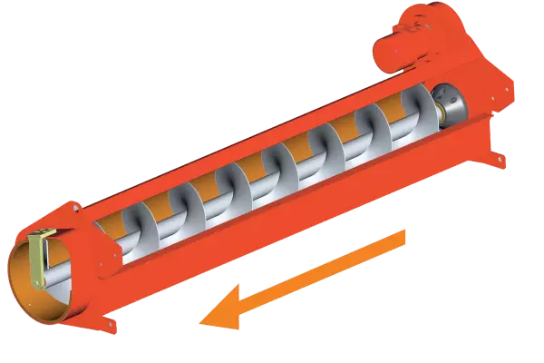 The delivery on one side only of SDS shredders is perfectly adapted to orchards
