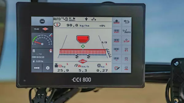 Seeding management with the CCI 800