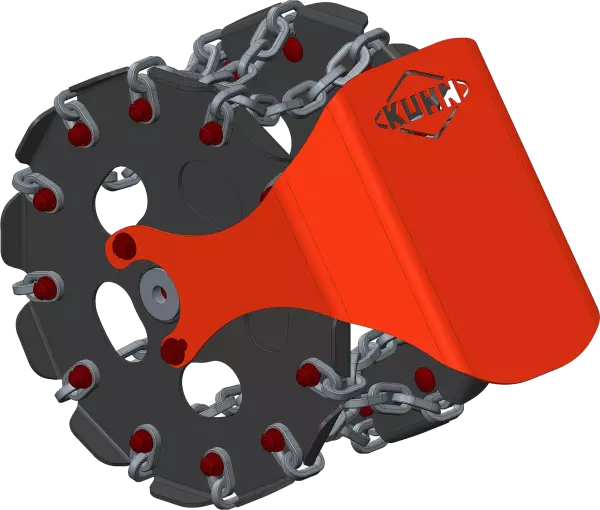 The STRIGER 100 press wheels wheels provide an ideal finish on the row