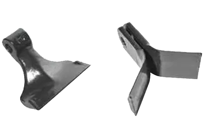 Choose between hammer knives or Y knives according to your needs