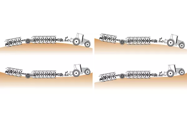 Diagram of the frame articulation of the VARI-CHALLENGER