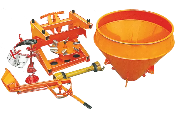 No maintenance and fast removal of the VSA salt and sand spreader components