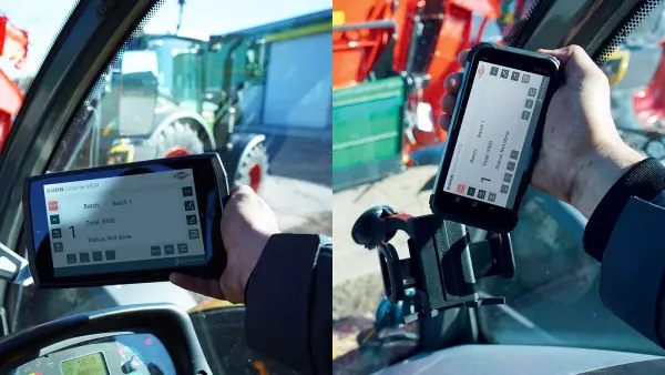 With the KUHN Feed Tracking SILVER data management programme, your KUHN mixer allows for two-track data transfer