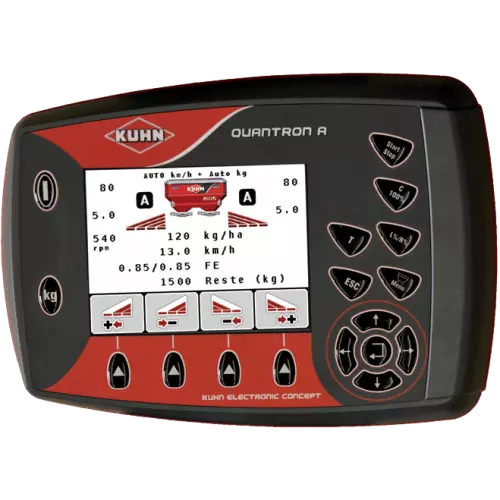 QUANTRON A control box for continuous flow-rate adjustment during spreading
