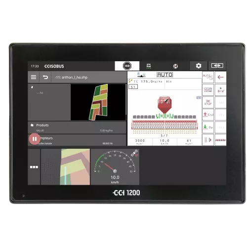 CCI 1200 terminal with SITERA work screen