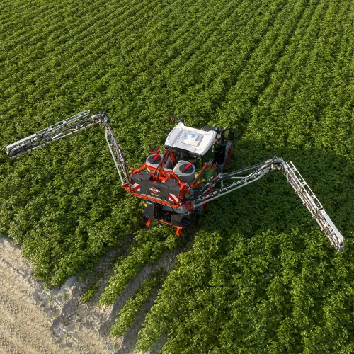 Several unfolding solutions are available on each boom