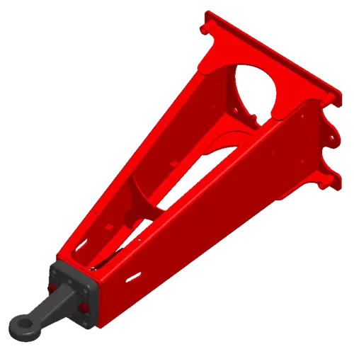 Low hitch drawbar with Ø50 mm ring