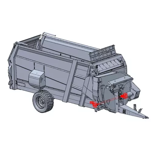 Additional motor for silage feeding