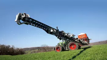 No compromise on spreading, even when it's windy