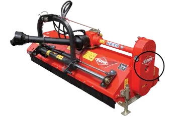 Easy access and maintenance of BE 10 shredders