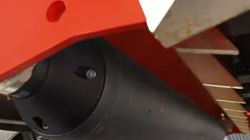 Photo en gros plan de rouleaux à embouts démontables sur les broyeurs BV et BVR série 1000