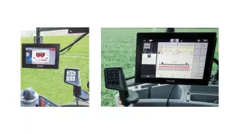 Integrate your innovative CCI A3 ISOBUS joystick close to your armrest for more comfort in the cabin. 