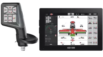 CCI 1200 terminal with CCI A3T joystick. Transfer your data easily without USB stick