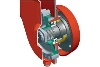 Driveline of the EL122 and EL 162 power tillers