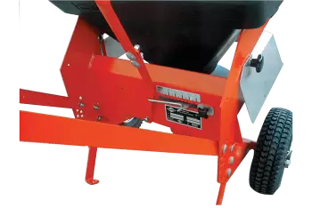 Simple and precise distribution of the K 51 salt, sand, gravel and fertiliser spreader