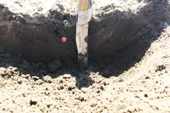 Optimised seeding depth precision