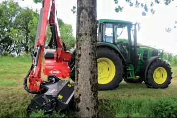 POLY-LONGER 5557 PAL with parallelogram kinematics: the automatic transmission of your KUHN Hedge and Grass Cutter!