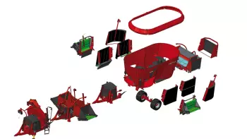 Configurez votre mélangeuses KUHN PROFILE PLUS à vos contraintes, pas l'inverse!