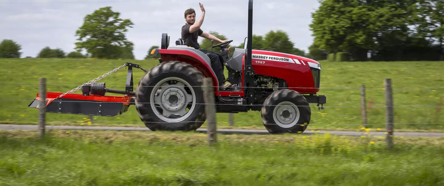 Rotary Toppers in transport mode