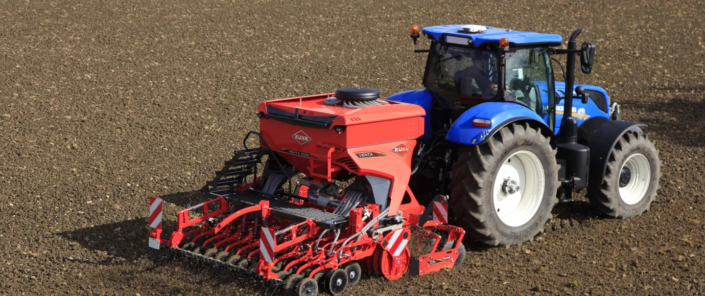Seeding with the CD 3020 in combination with the VENTA 3030