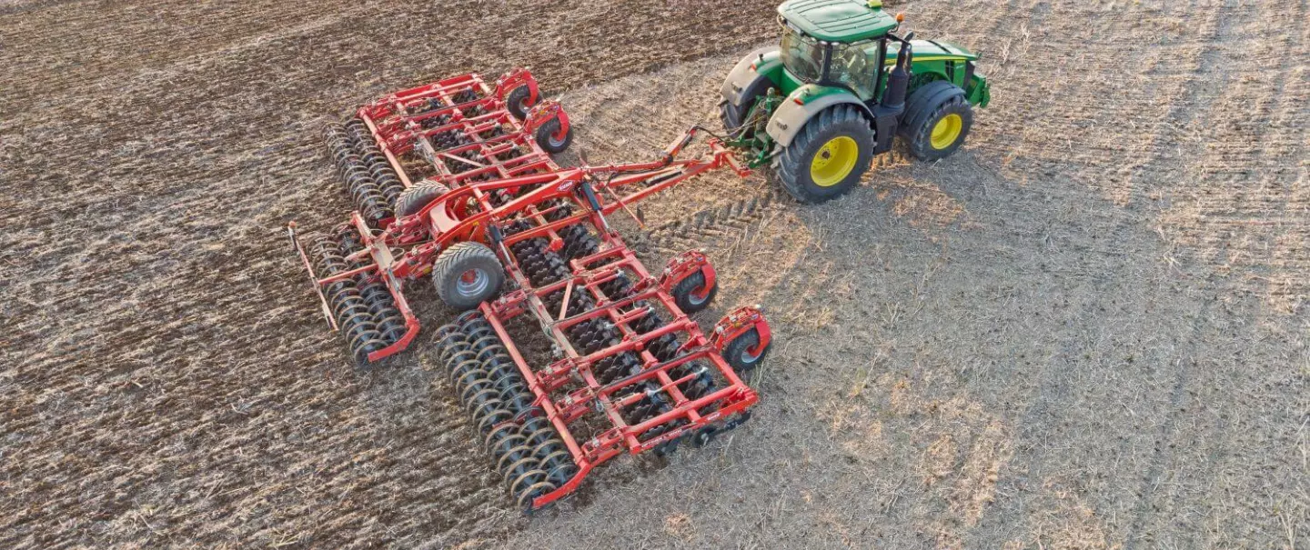 OPTIMER L and XL independent disc stubble cultivators | KUHN