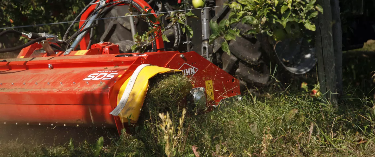 The SDS shredder with one side delivery at work