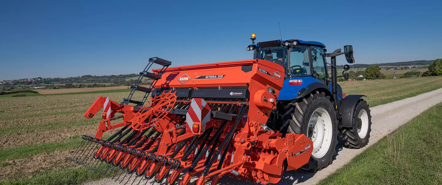 SITERA 310 mechanical seeding combination in transport mode