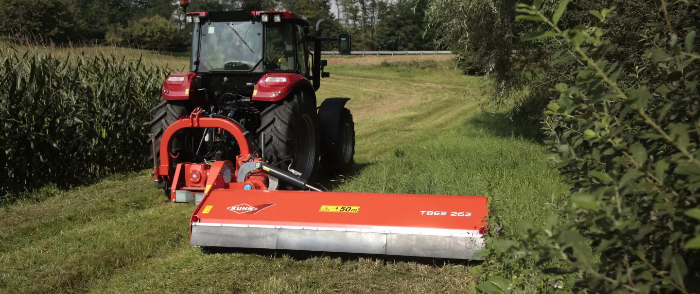 The TBES 262 shredder at work