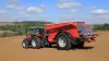AXENT fertiliser spreader at work in the field