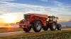 AXENT fertiliser spreader at work in the field